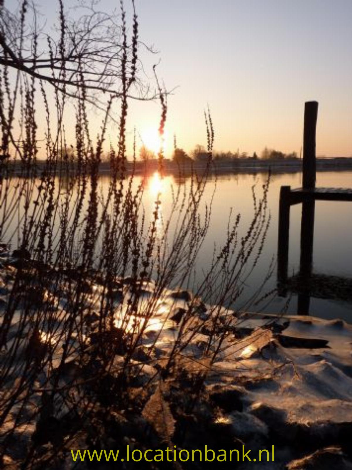 steiger in de winter