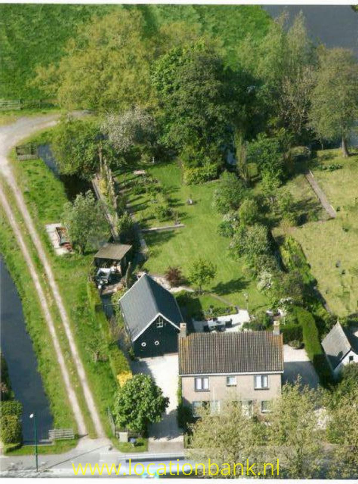 luchtfoto huis en tuin