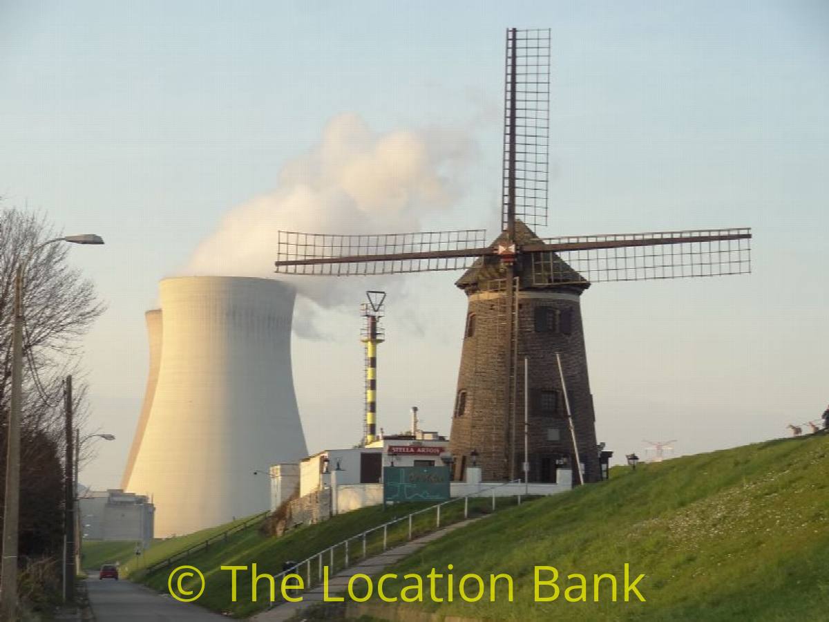 Windmill und Fabrik