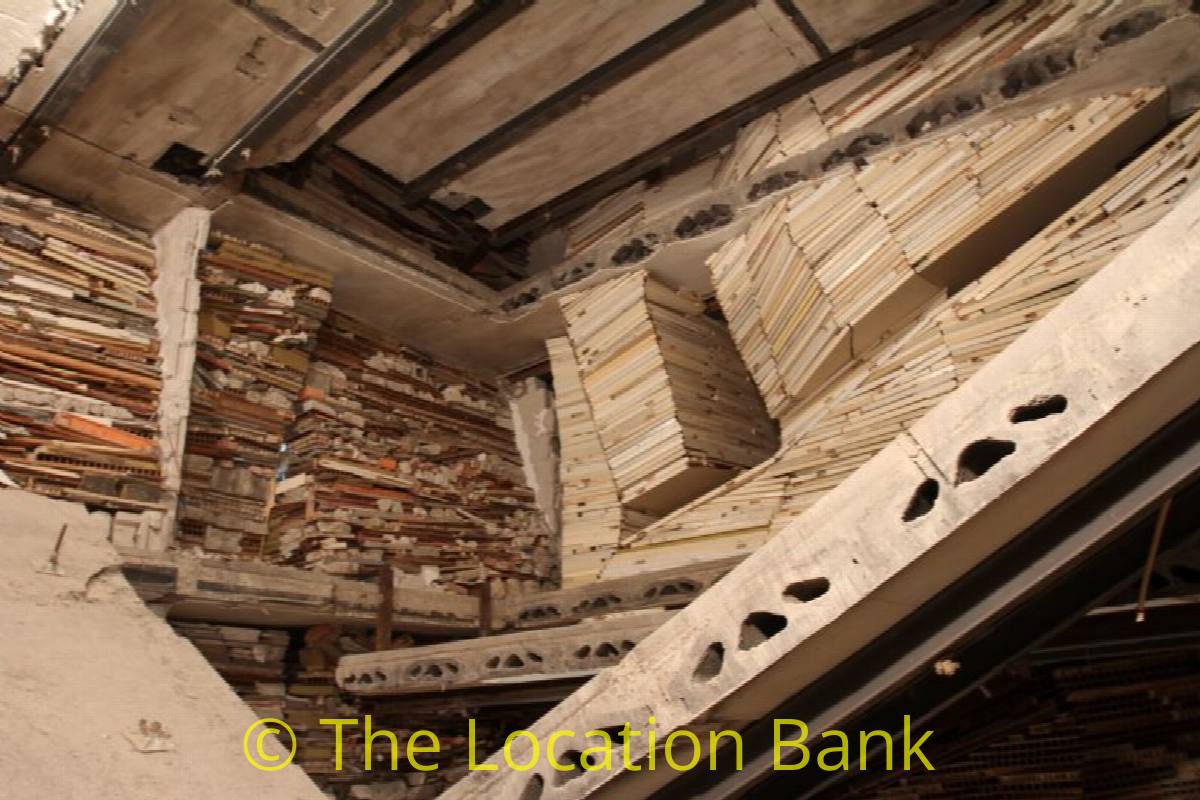 demolished house