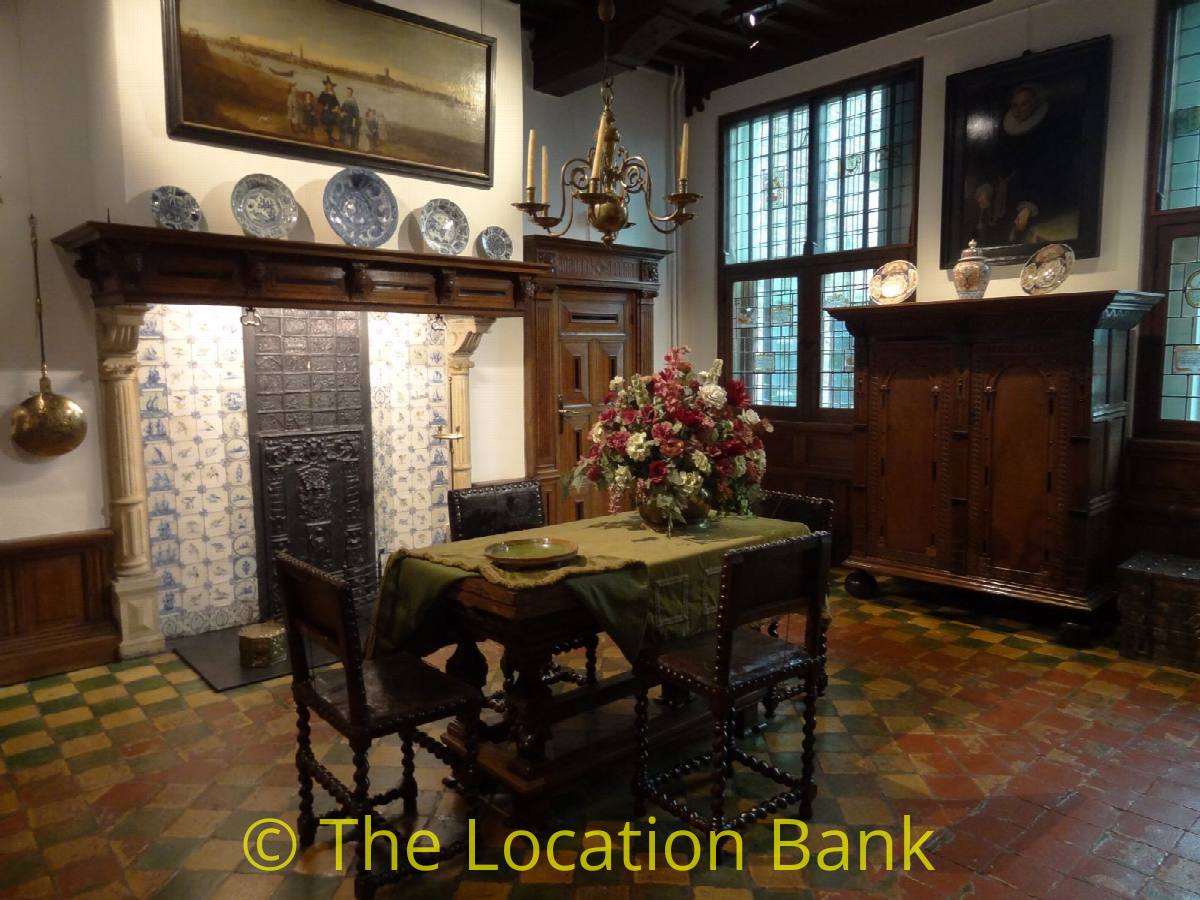 Alte holl&auml;ndischer medieval Wohnzimmer