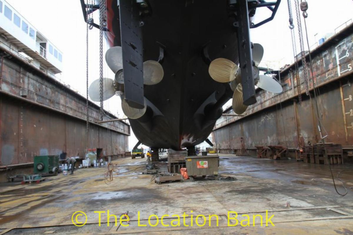 Werf scheepswerf scheepsdok industriëel