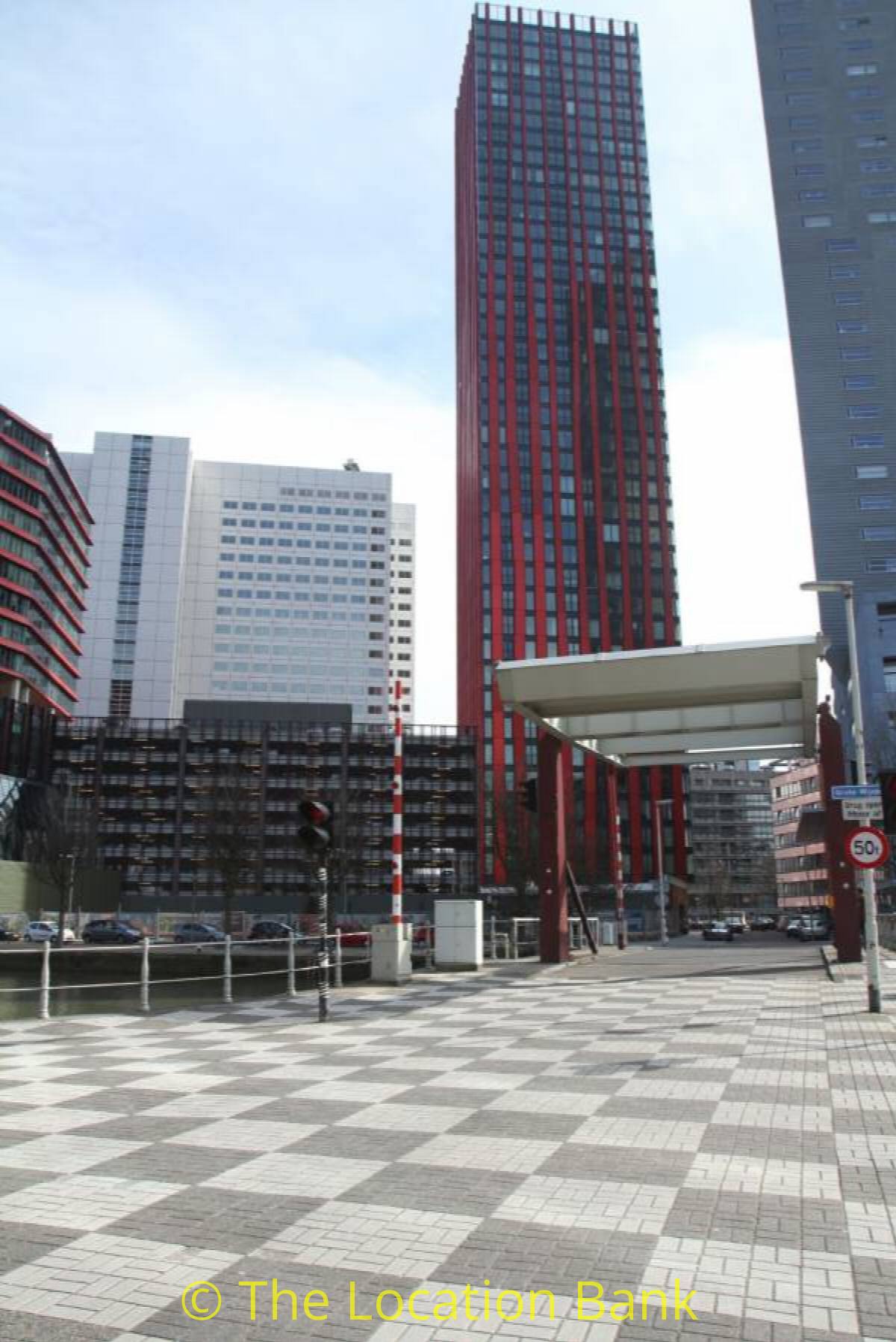 modern buildings street