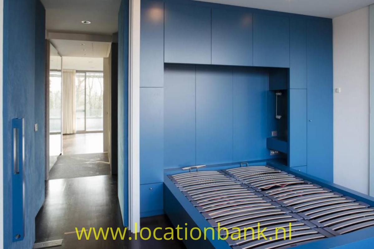 Blauwe slaapkamer