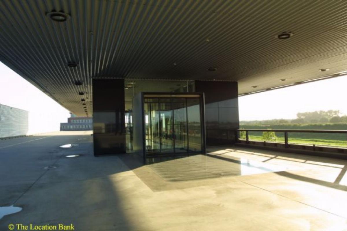 Modern grafisch gebouw