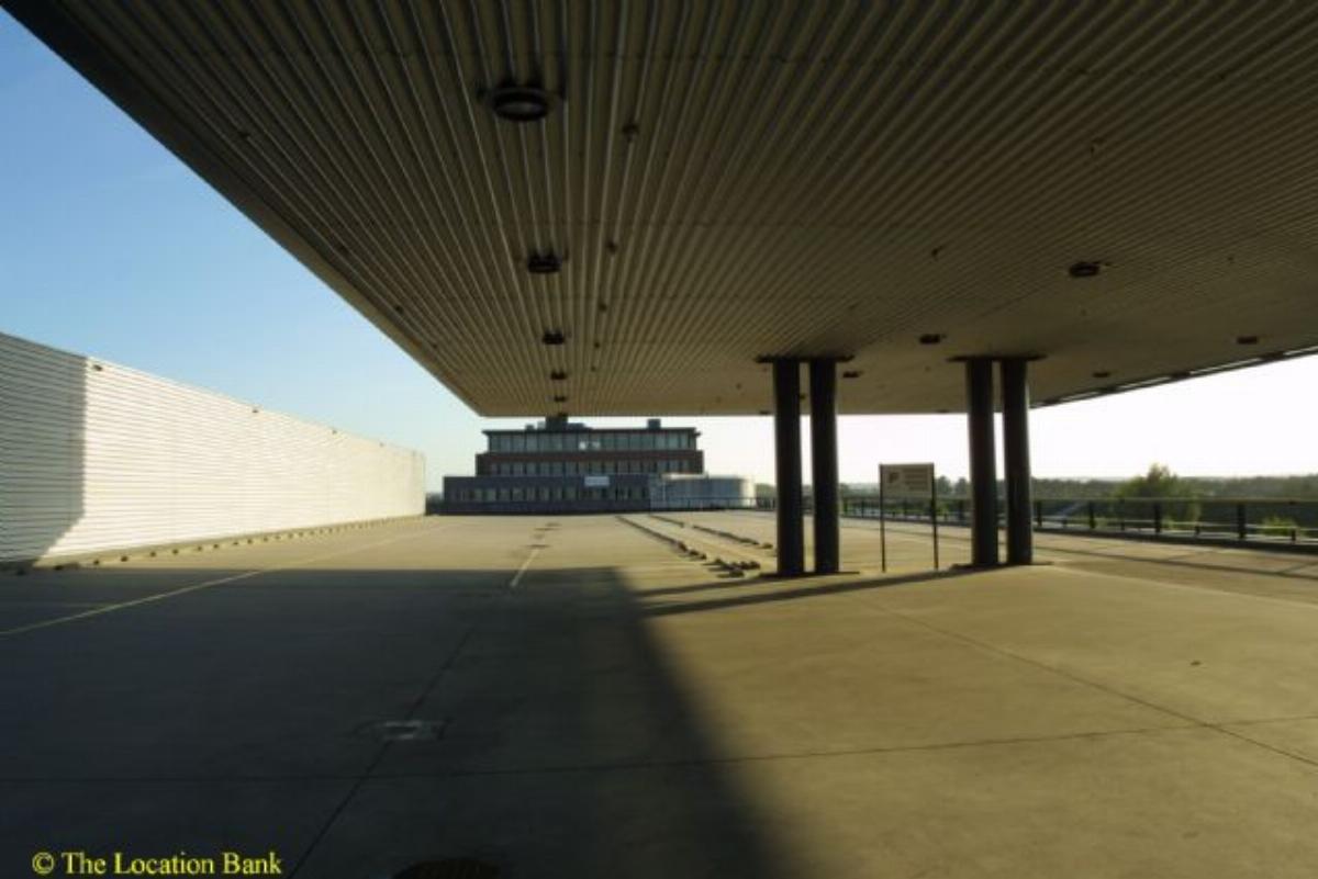 Modern grafisch gebouw