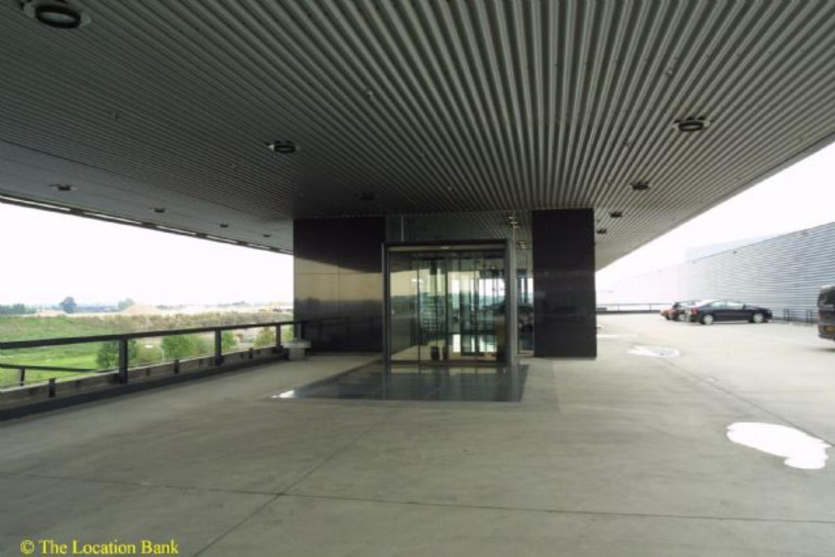 Modern grafisch gebouw