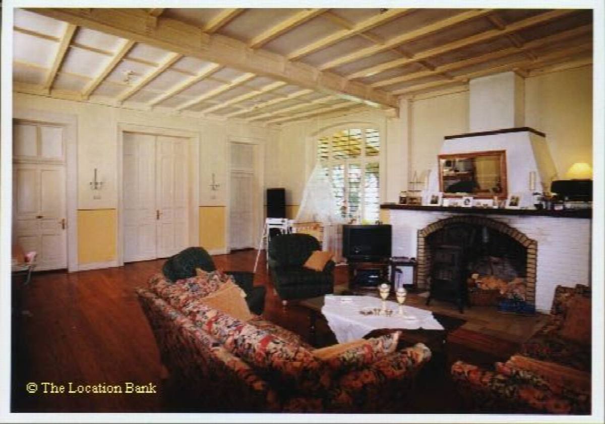 Living mit fireplace