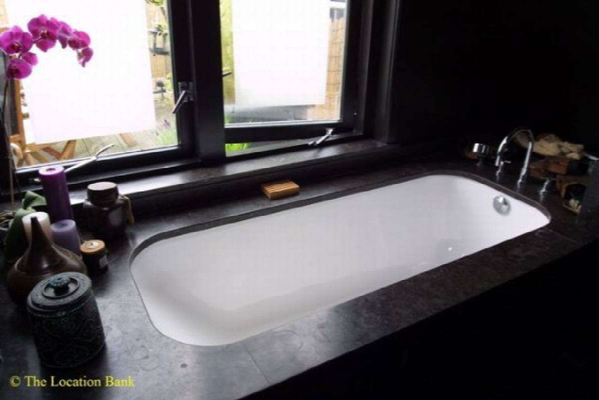 Black Badezimmer