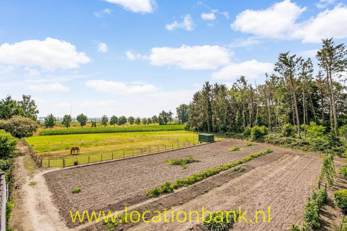 Twee paardenweien, moestuin, tuin