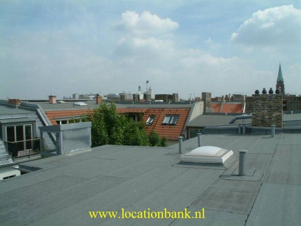 Uitzicht van dakterras penthouse