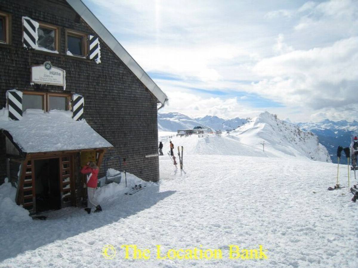 Mountain Hut high in the mountains