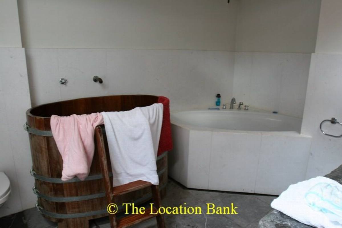 Badkamer met dompelbad