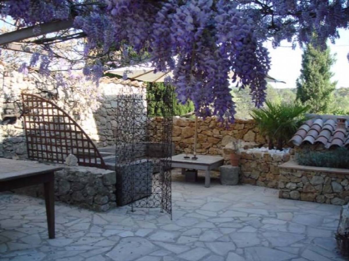 natural covered Terrasse