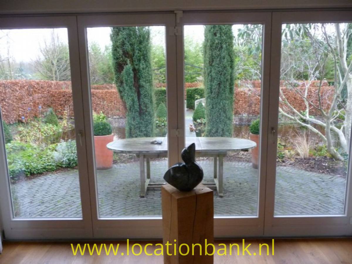 Wohnzimmer mit Garten view