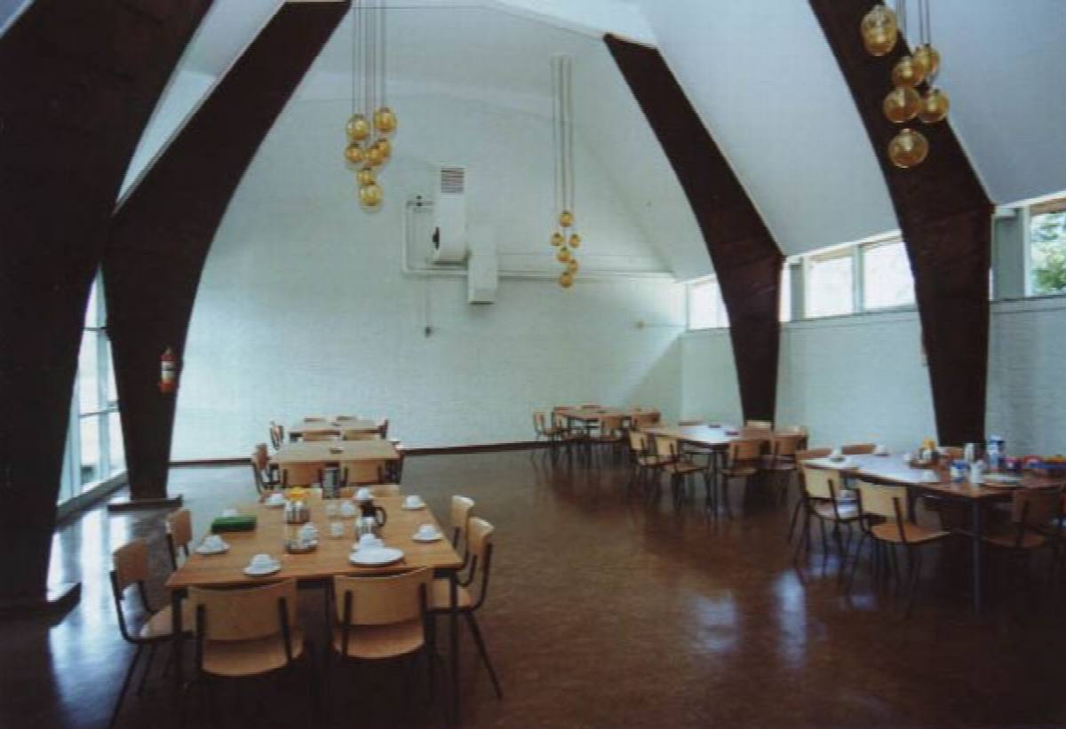 space used as a cantine oder church