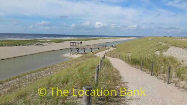 filmlocatie natuur landschap zee duinen steiger water