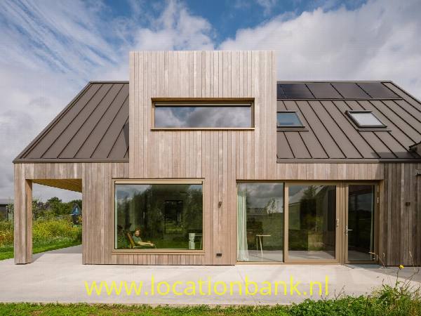 filmlocatie Houten Huis duurzaam huis en vrijstaande woning met grote tuin