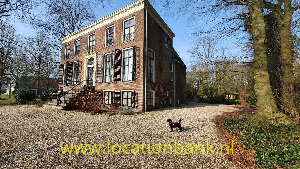 filmlocatie Landgoed landhuis herenhuis klassieke villa met frans behang