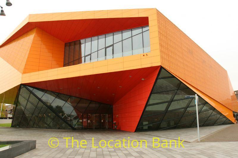 orange building