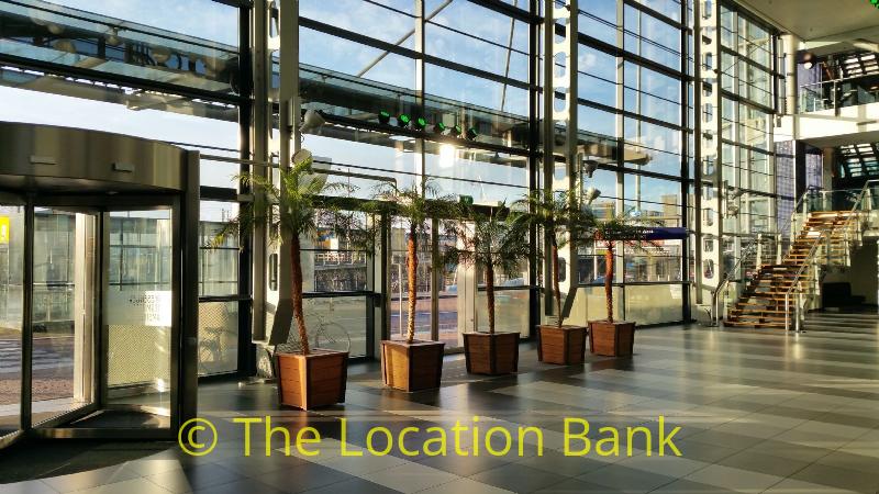 airport terminal modern hall