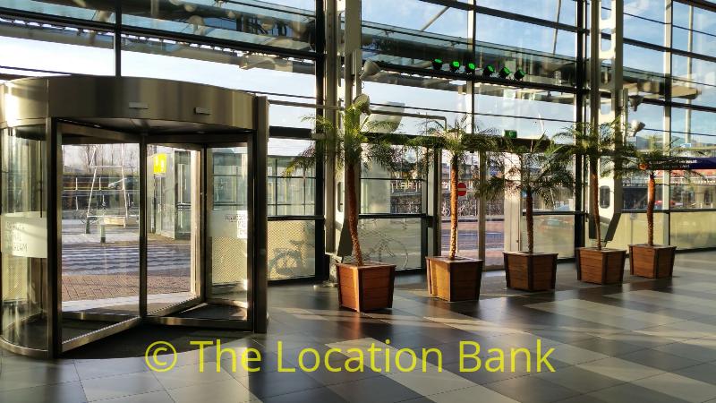 airport terminal modern hall