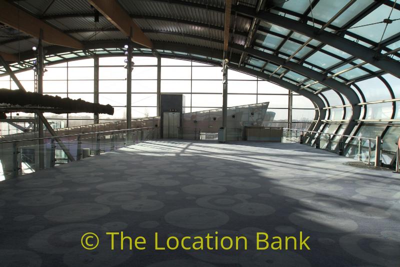 glass daylight hangar