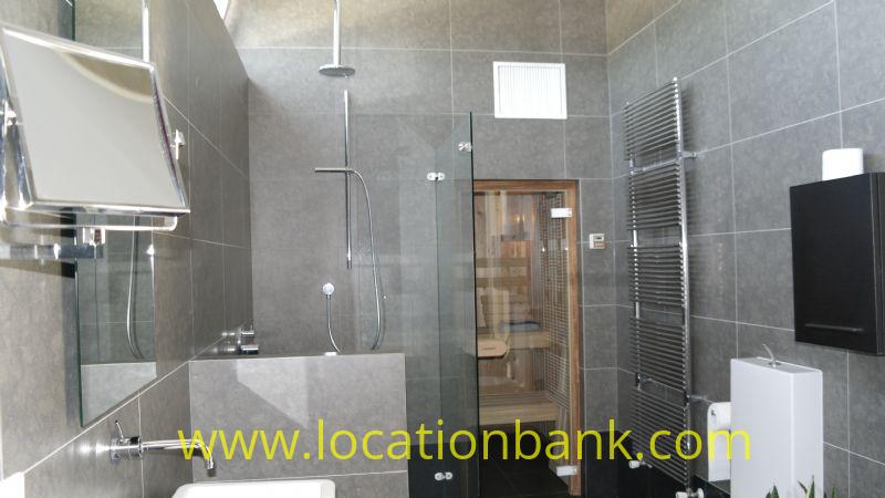 Bathroom with sauna