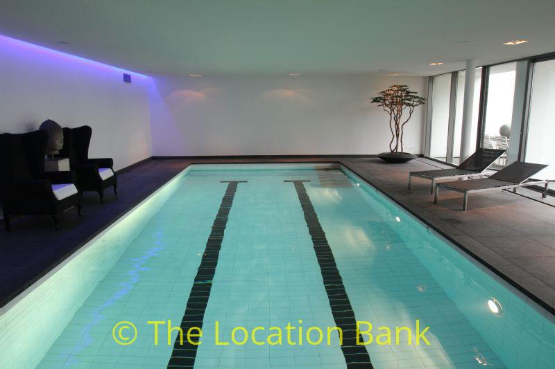 inside pool