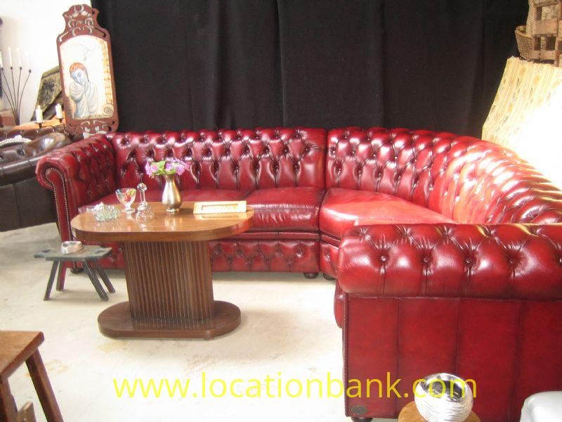 red chesterfield couch