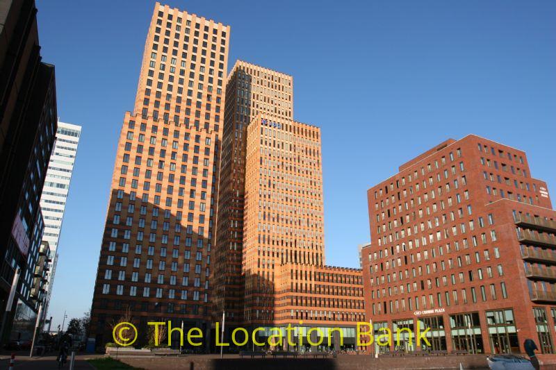 Skyline highrise buildings