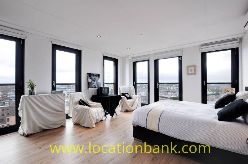 bedroom with view