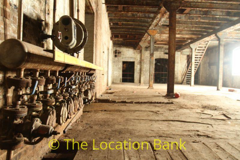 empty deserted factory