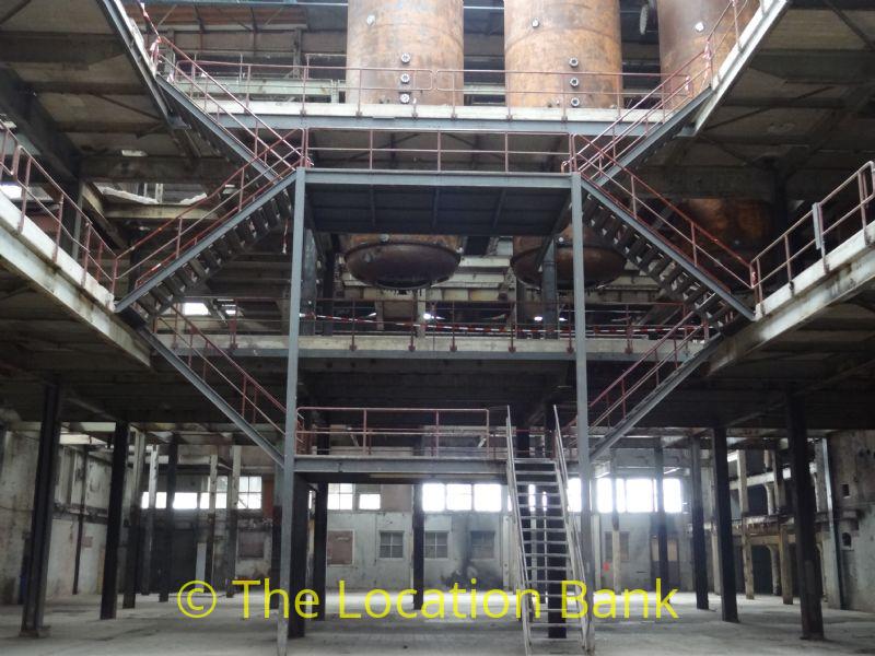 empty deserted factory