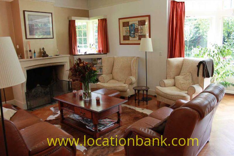 living with fireplace