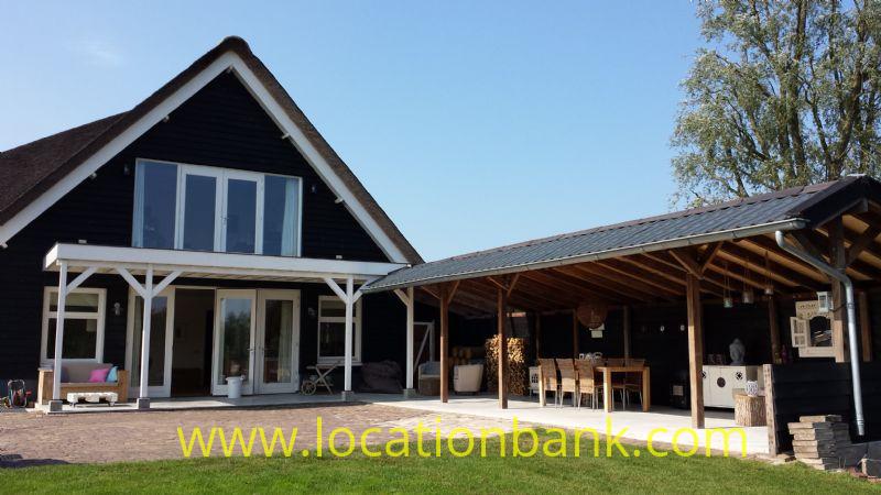 house with barn and terrace