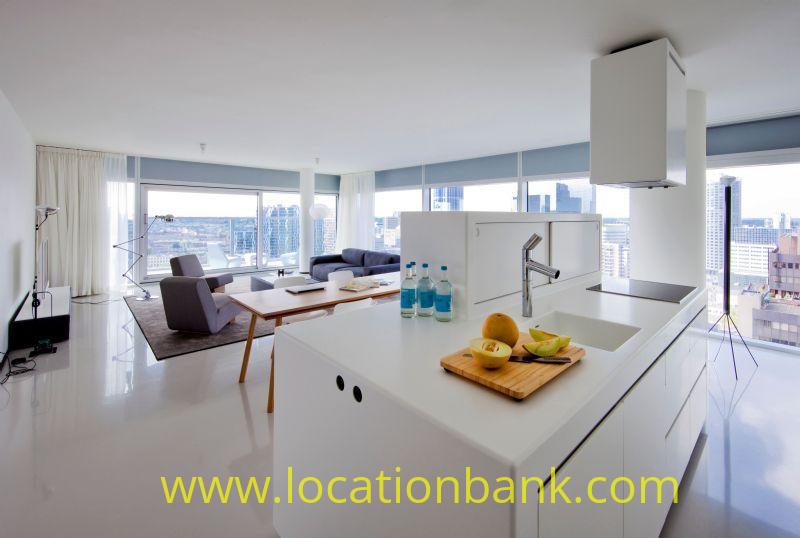 luxe appartement met skyline en uitzicht over Rotterdam