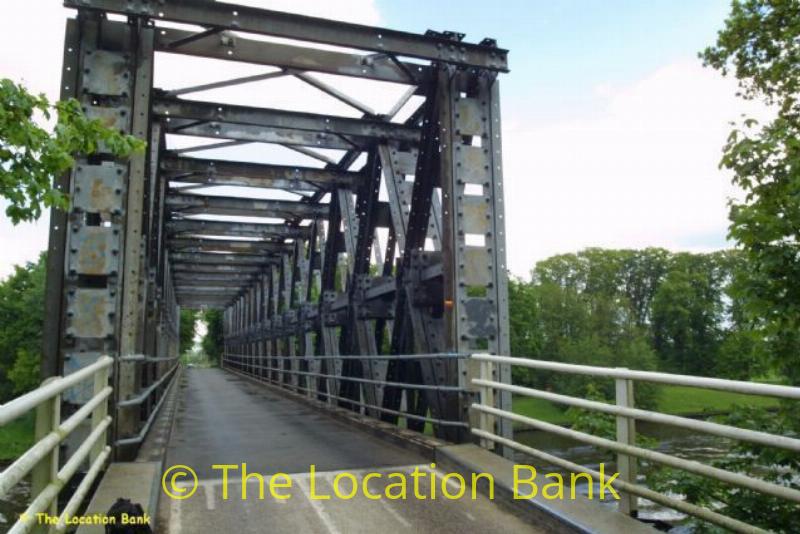 Antique iron pre war bridge