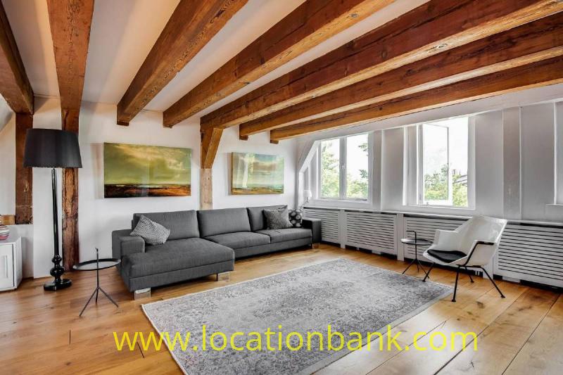 Living with wooden beams