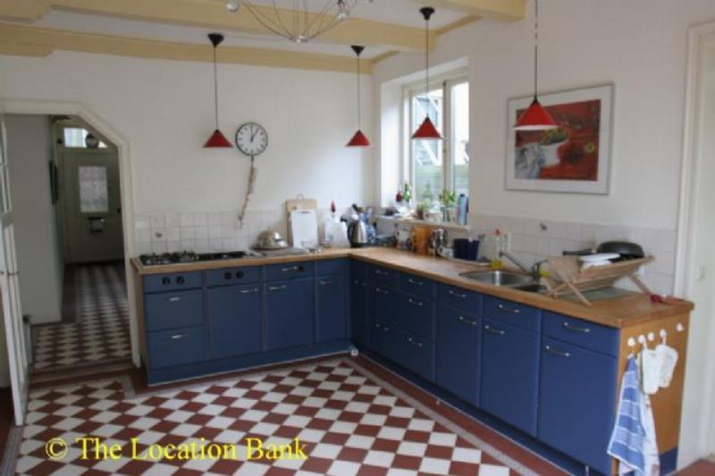 Kitchen with tiles