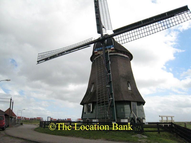 Typical dutch windmill