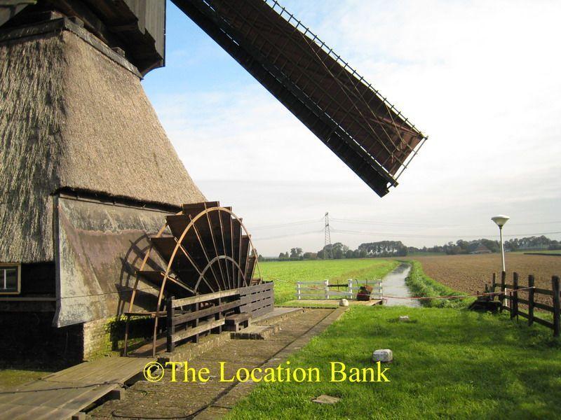 Typical dutch windmill
