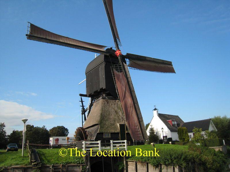 Typical dutch windmill