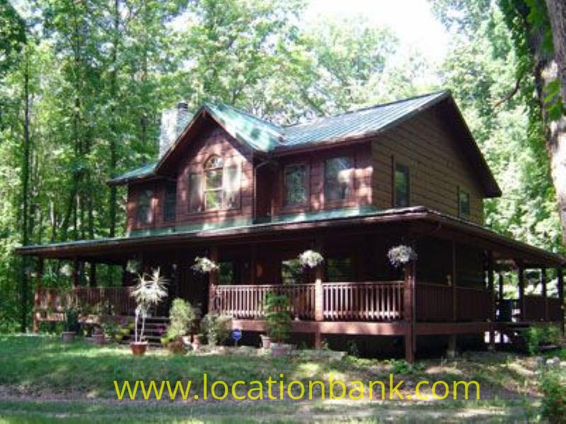 Front of wooden Cabin