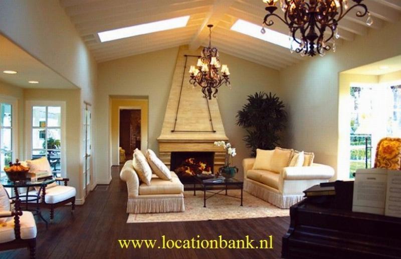 Living room in luxurious villa