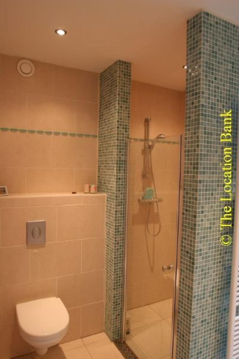 shower with toilet