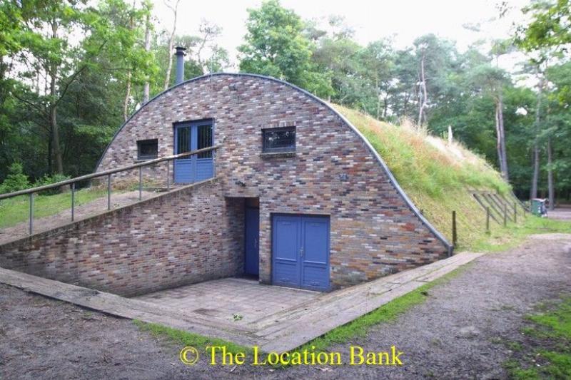Bungalow in forest