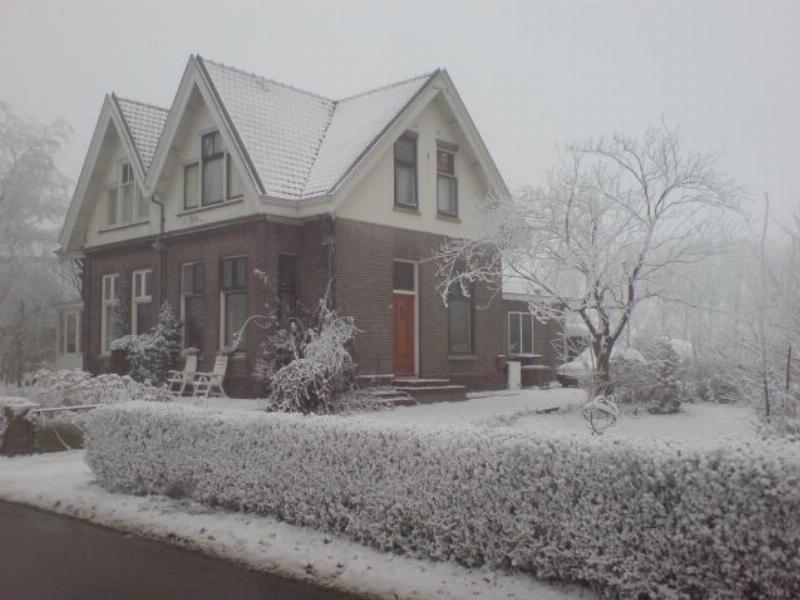 house in winter
