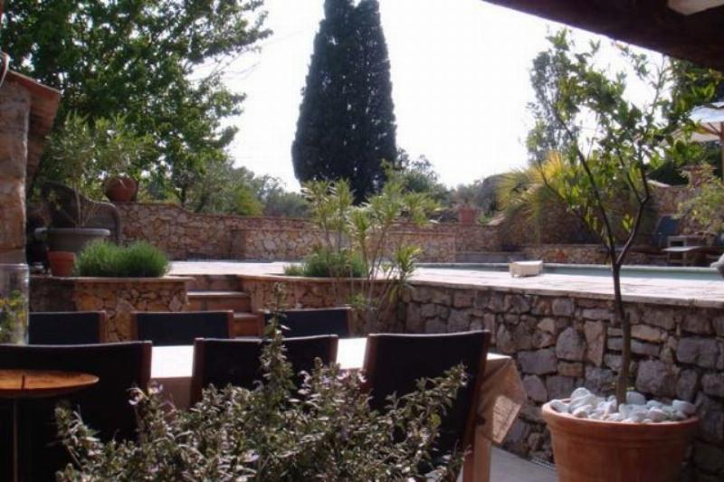 terrace near swimming-pool