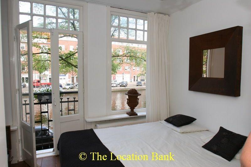 bedroom with canalview